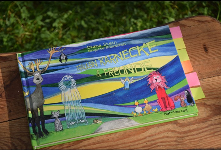Cover Buch Fräulein Karnecke & Freunde mit verschiedenen Märchenfiguren